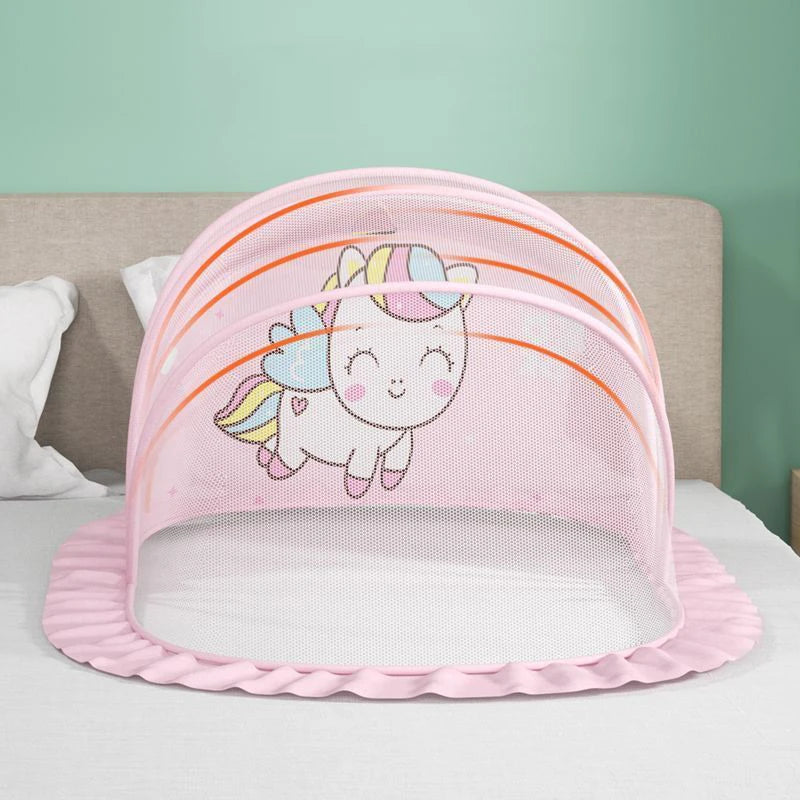 Portable Foldable Baby Netting 0 18 Months Children Folding Tent Mesh Cover Mosquito Net Tent for Newborn Bed Accessories