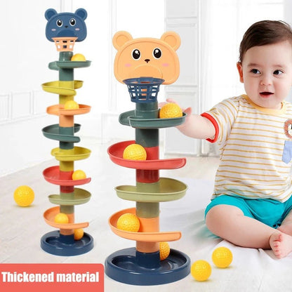 Jouets éducatifs  précoces pour bébé, boule coulissante