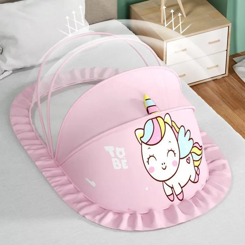 Portable Foldable Baby Netting 0 18 Months Children Folding Tent Mesh Cover Mosquito Net Tent for Newborn Bed Accessories