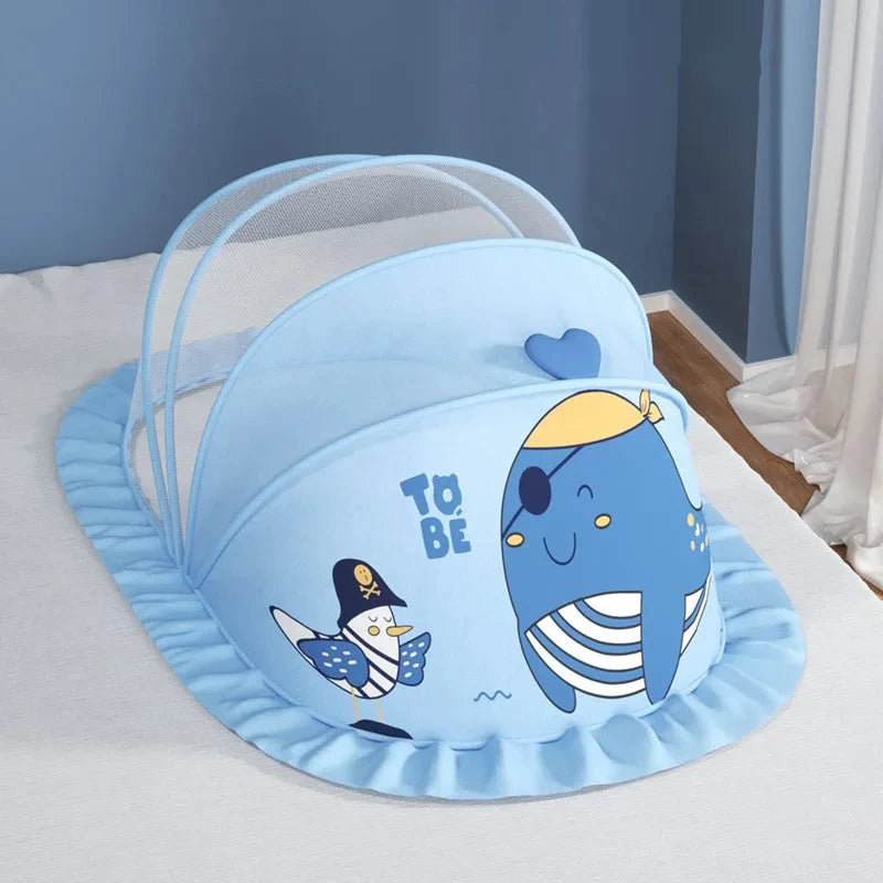 Portable Foldable Baby Netting 0 18 Months Children Folding Tent Mesh Cover Mosquito Net Tent for Newborn Bed Accessories