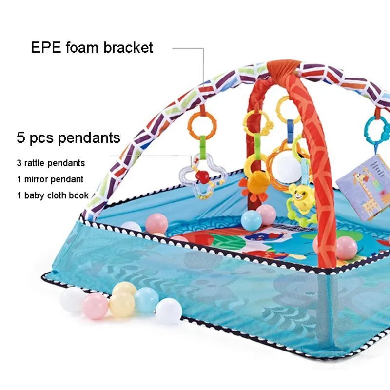 Cadre de Fitness pour Bébé, Polymère de Jeu, Clôture Multifonction, Couverture d'Activité, Jouets pour Enfants et Nouveau-nés