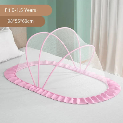 Portable Foldable Baby Netting 0 18 Months Children Folding Tent Mesh Cover Mosquito Net Tent for Newborn Bed Accessories