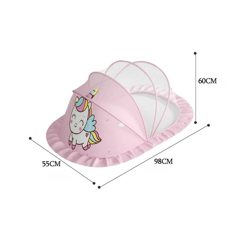 Portable Foldable Baby Netting 0 18 Months Children Folding Tent Mesh Cover Mosquito Net Tent for Newborn Bed Accessories