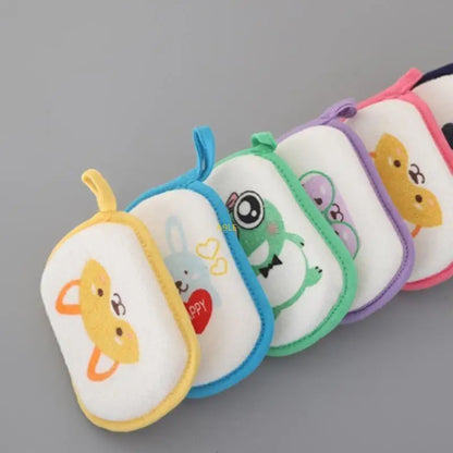 Éponge de Bain Bébé Douce - Mousse Naturelle Coton | DouceBulle™