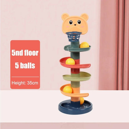 Jouets éducatifs  précoces pour bébé, boule coulissante