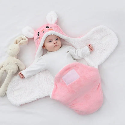 Gigoteuses douces pour bébé, couvertures chaudes en flanelle pour nouveau-né, literie, cocon mignon pour bébés, sac de couchage pour bébé de 0 à 9 mois