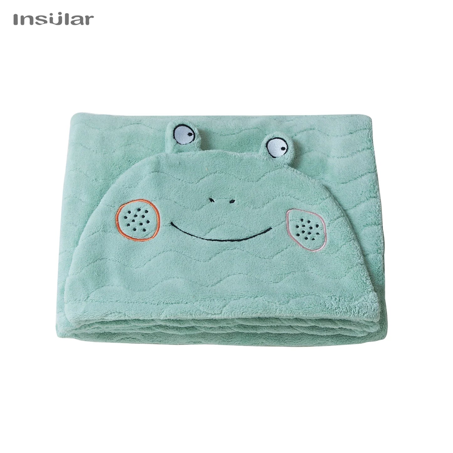 Serviette bébé à capuche cartoon adorable