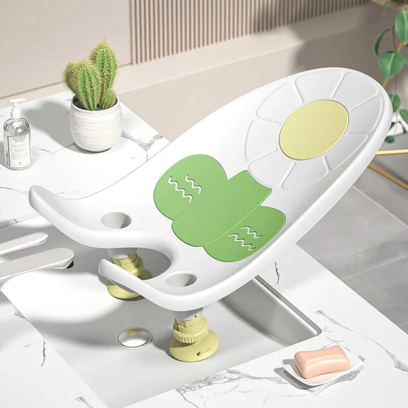 Siège de bain pour bebe en utilisation