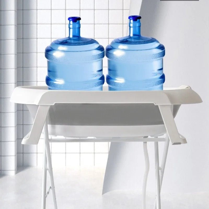 Support baignoire bébé réglable en hauteur pour confort parental