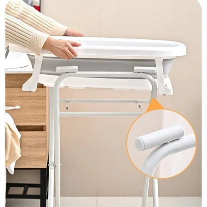 Table à langer et baignoire bébé combinées