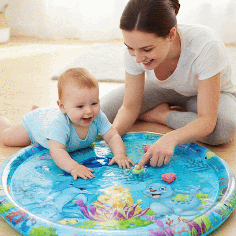 Tapis d'eau bebe | Eveil Sensoriel ™