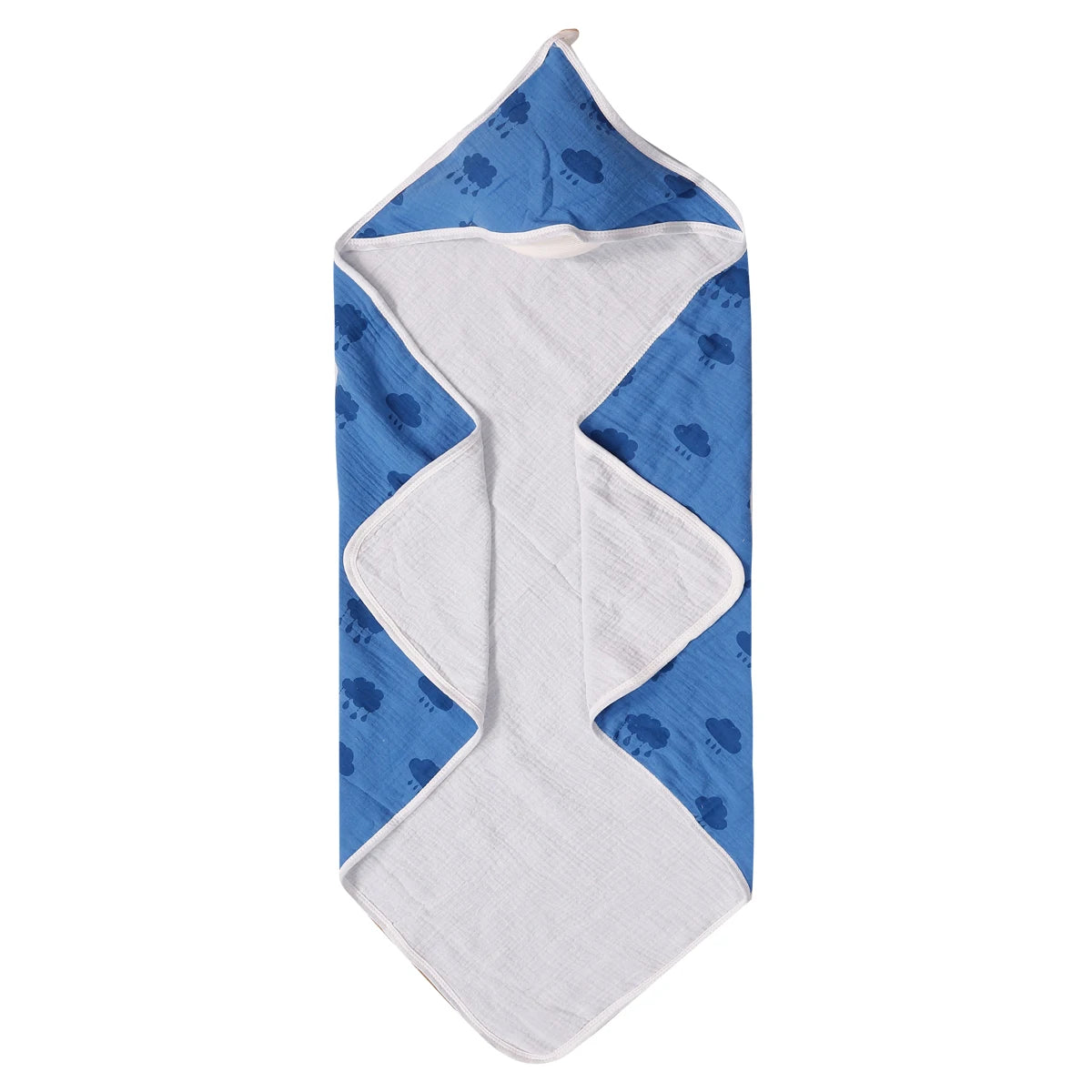  Texture coton crépon cape de bain bébé hypoallergénique