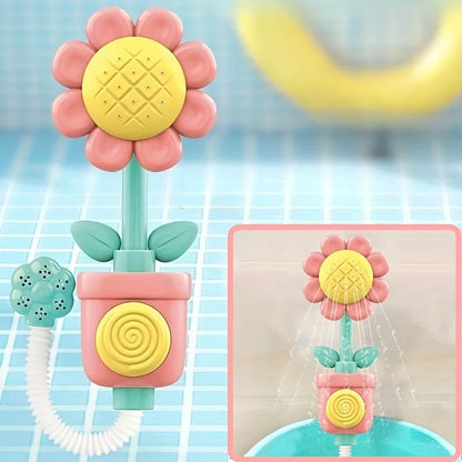 Tournesol de bain interactif pour enfants et tout-petits