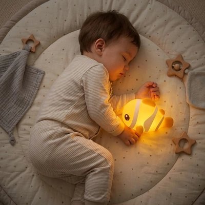 Veilleuse bébé multifonction jouet lumière apaisante