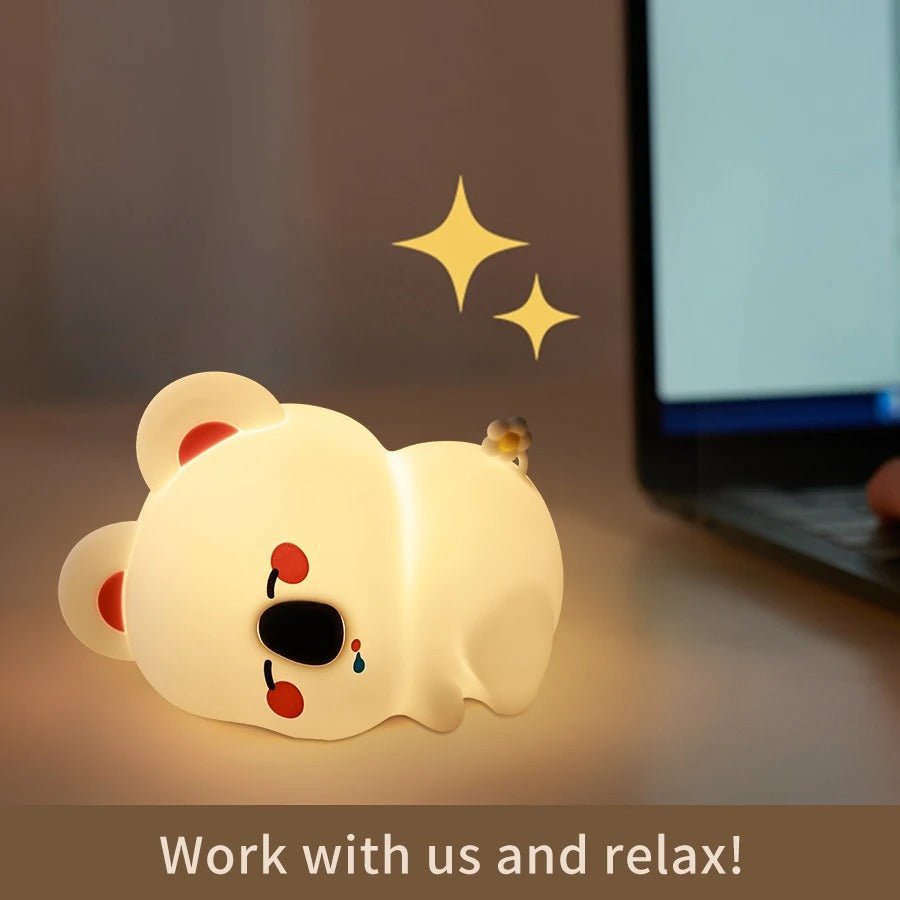 Veilleuse silicone koala bureau relax