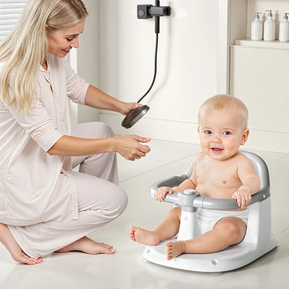 Vue complète du siège de bain