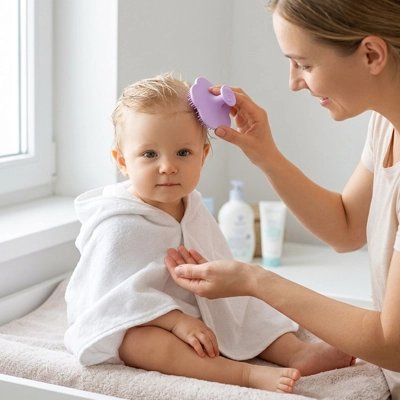 Brosse cheveux bebe