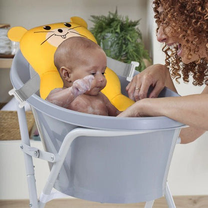 Coussin de soutien de bain de sécurité, oreiller souple pliable