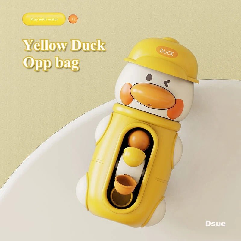 jouets baignoire bebe  couleur jaune