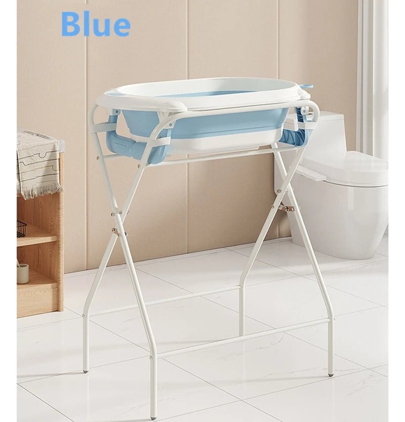  la baignoire pliable bebe bleue