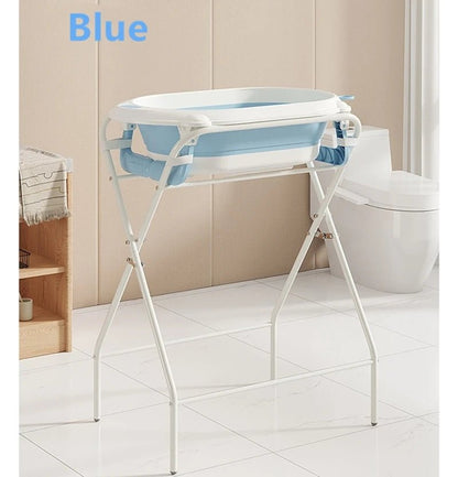 la baignoire pliable bebe bleue