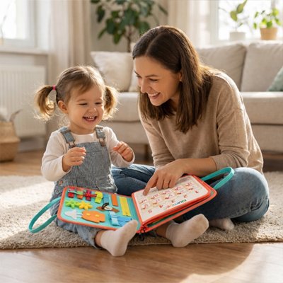 maman et son bébé le Tableau d'activités Montessori 