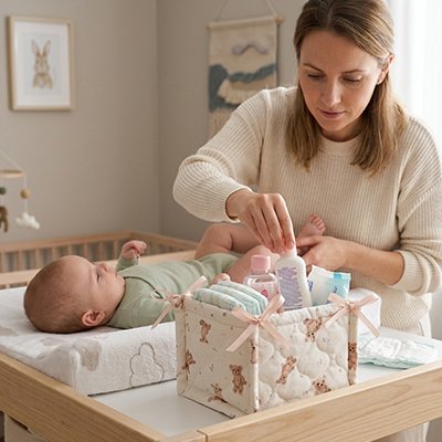 Panier de rangement bébé