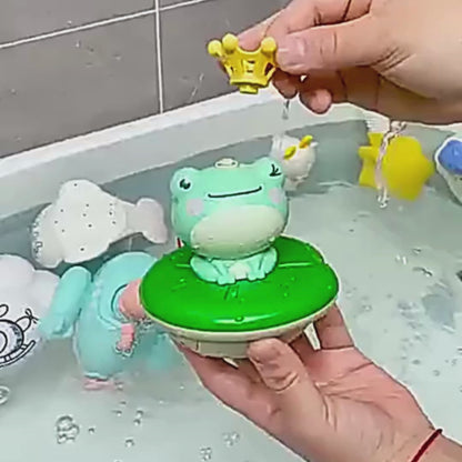 Grenouille arroseuse flottante pour bain bébé