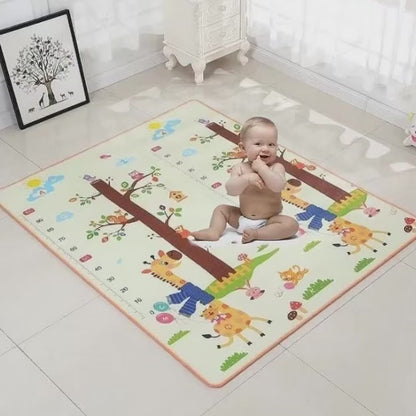 Baby Play Mat ™ 120×90 cm — Educational & Soft Foam 🎀