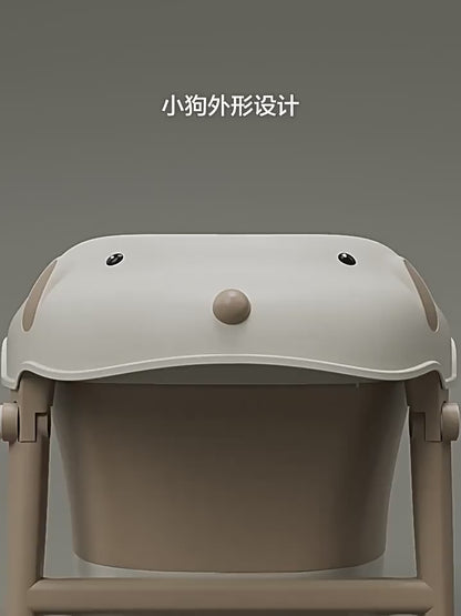 Détail baignoire pliable pour nouveau-nés et enfants