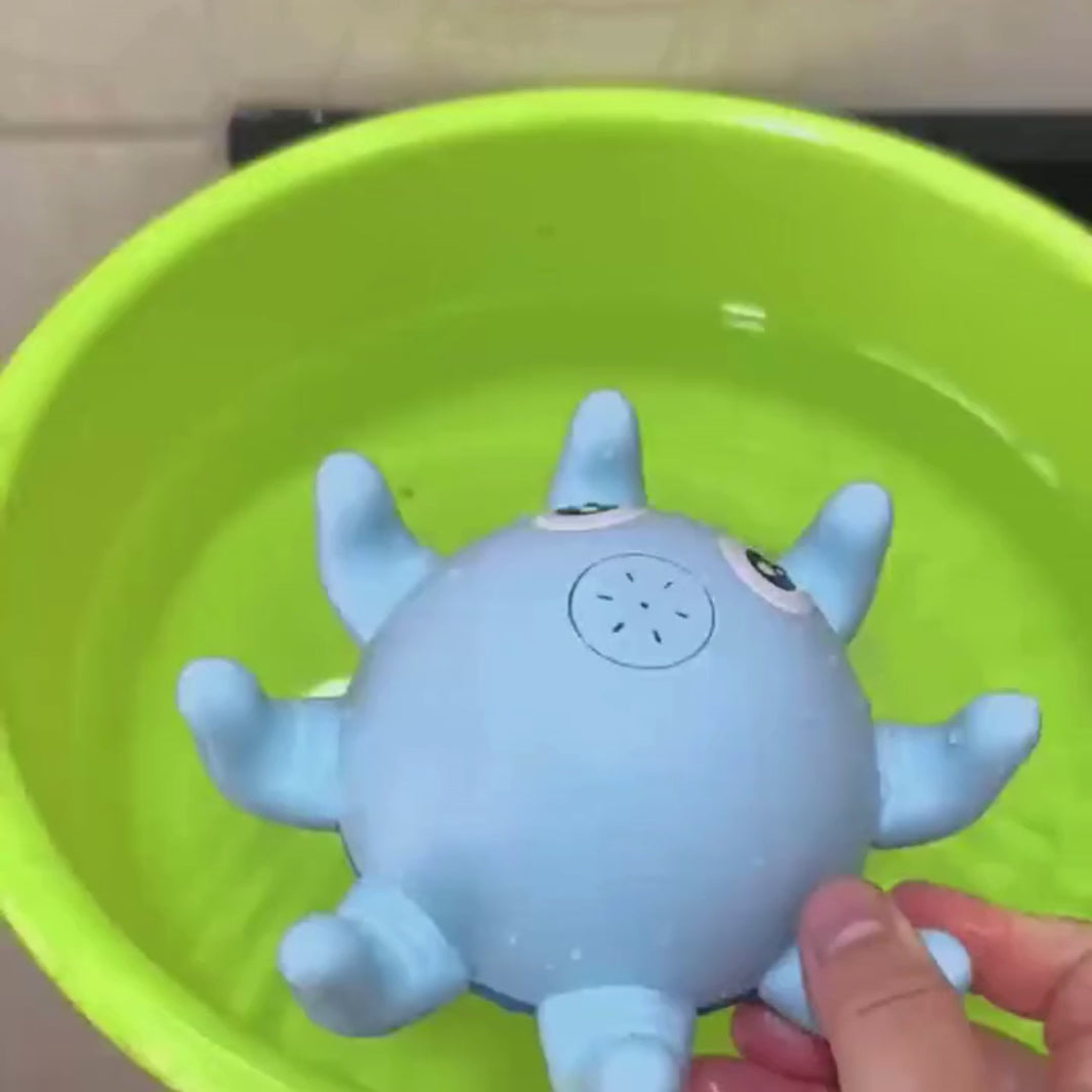 bain lumière eau bébé vert