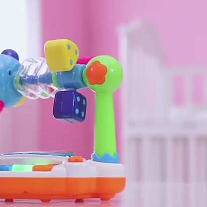 Baby Piano Toys Kids Rotating Music Piano™  Keyboard with Light Sound, MusicalToys for Toddlers,Early Educational Music Toy Gifts