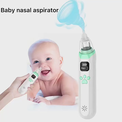 Aspirateur nasal électrique sûr pour bébé, idéal pour dégager les voies respiratoires.