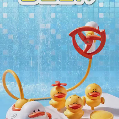 Jouets de bain canards multicolores pour tout-petits