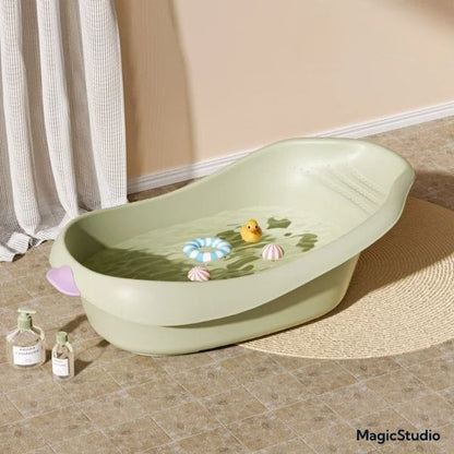 Baignoire pour Nouveau-Né | Bois Naturel | Sécurisante™