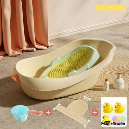 Baignoire pour Nouveau-Né | Bois Naturel | Sécurisante™